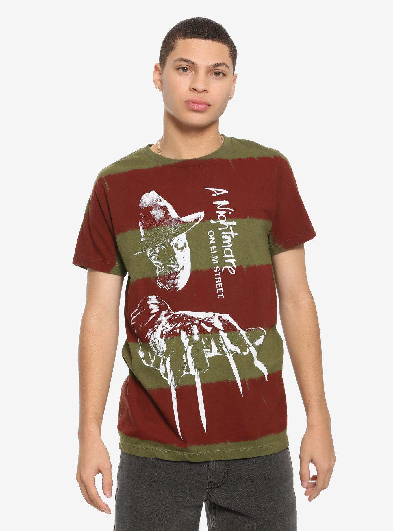 A Nightmare On Elm Street Striped Freddy T-Shirt, , alternate