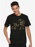 Disney Chip N' Dale Acorns Sketch T-Shirt, YELLOW, alternate