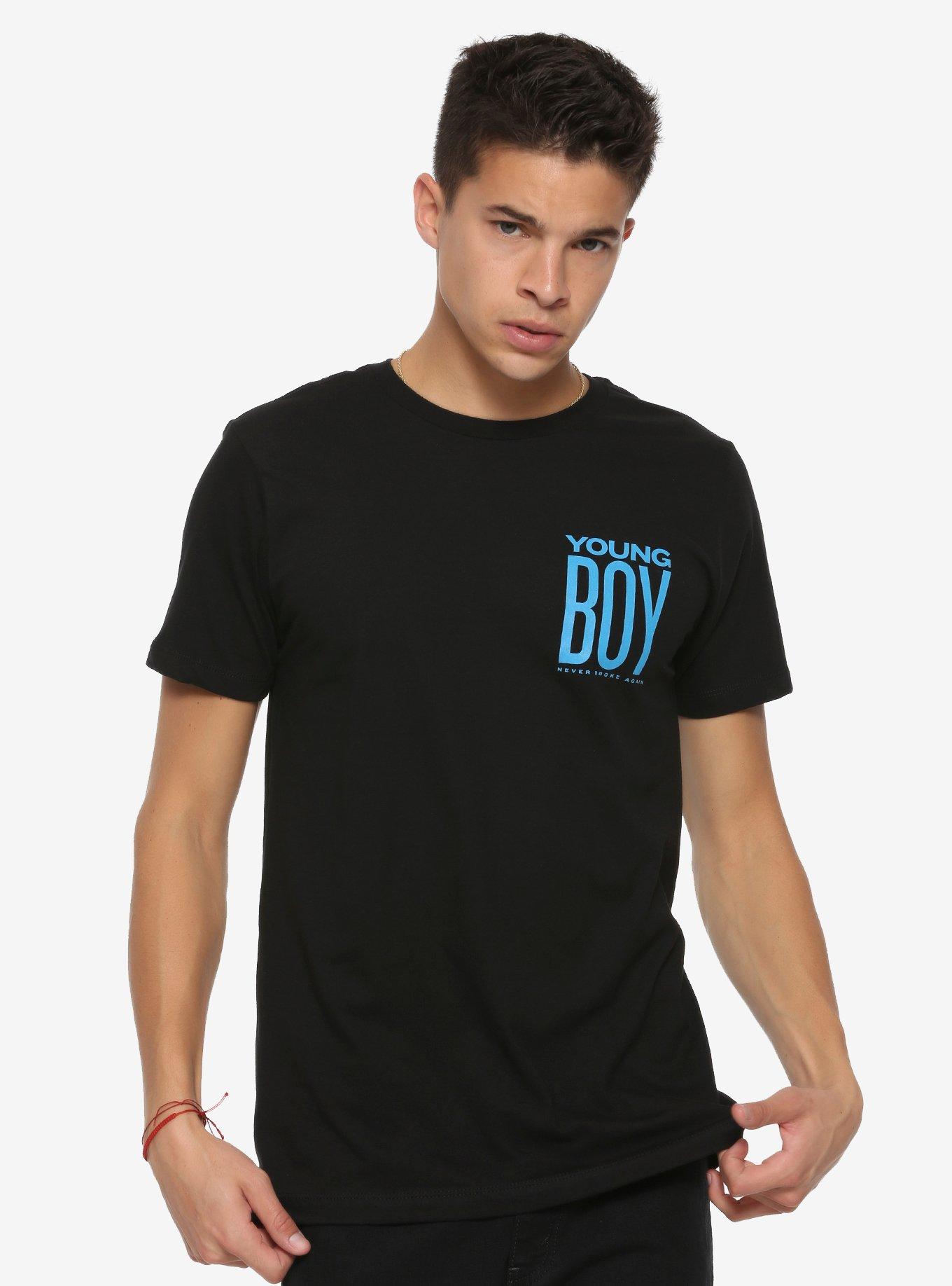 YoungBoy Never Broke Again Chain Bite T-Shirt, , alternate