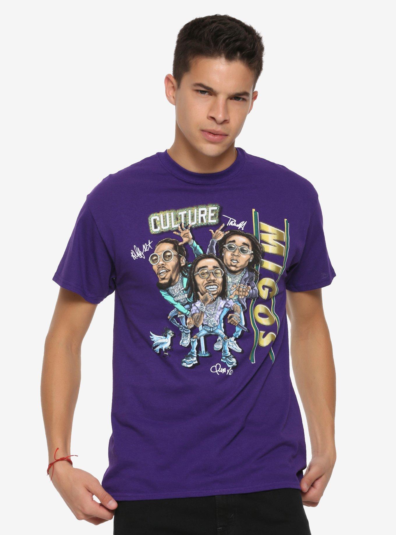 Migos Culture Cartoon T-Shirt, , alternate