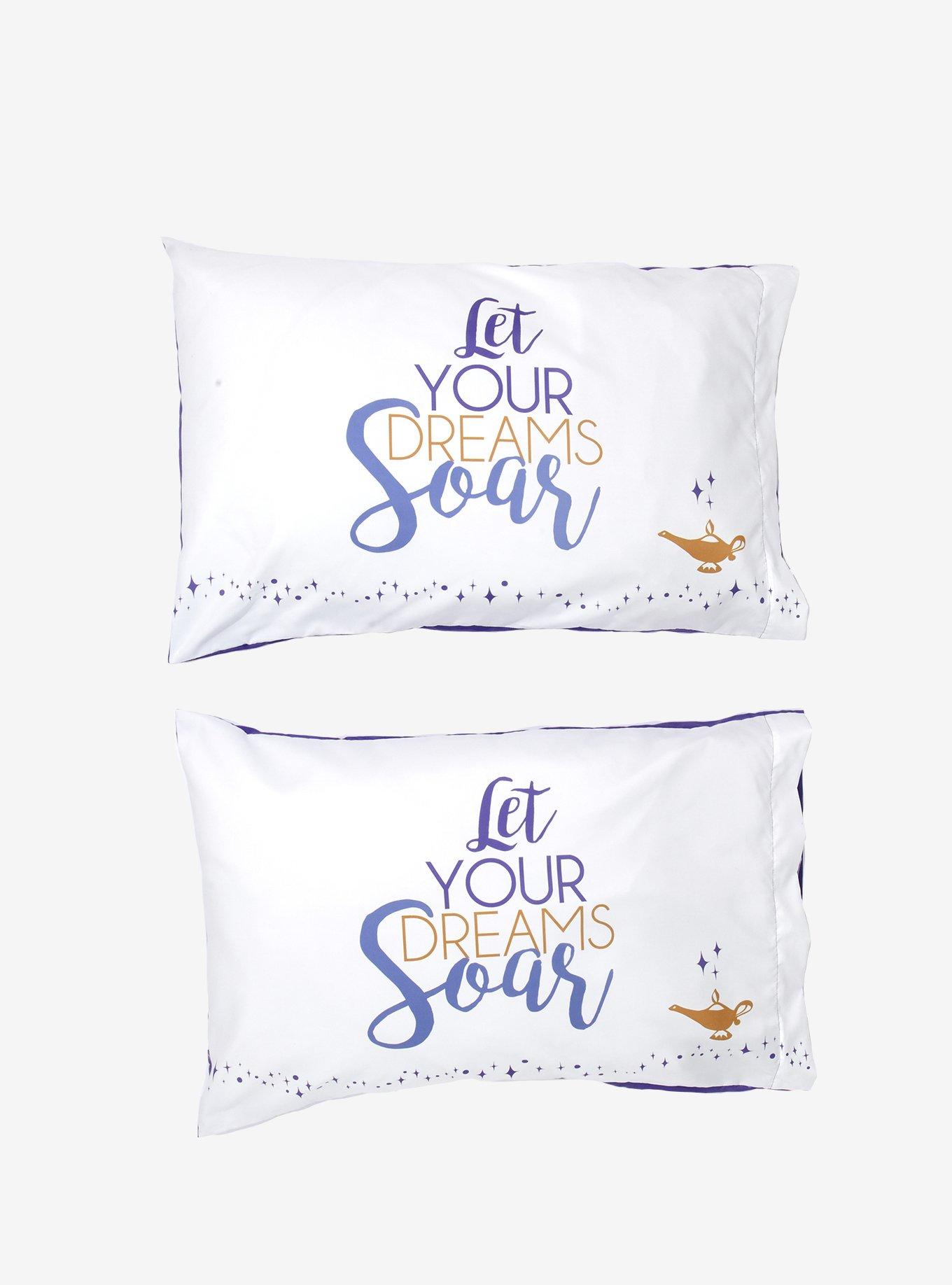 Disney Aladdin White & Purple Pillow Case Set, , alternate