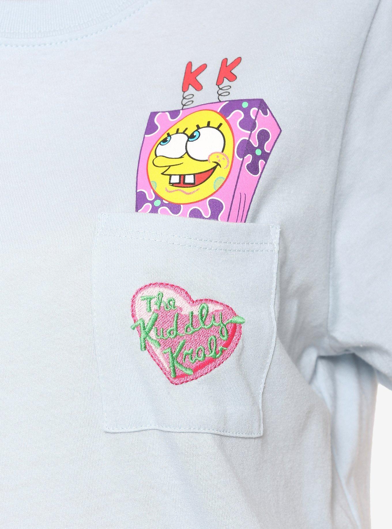 SpongeBob SquarePants Kuddly Krab Pocket Women's T-Shirt - BoxLunch Exclusive, , alternate