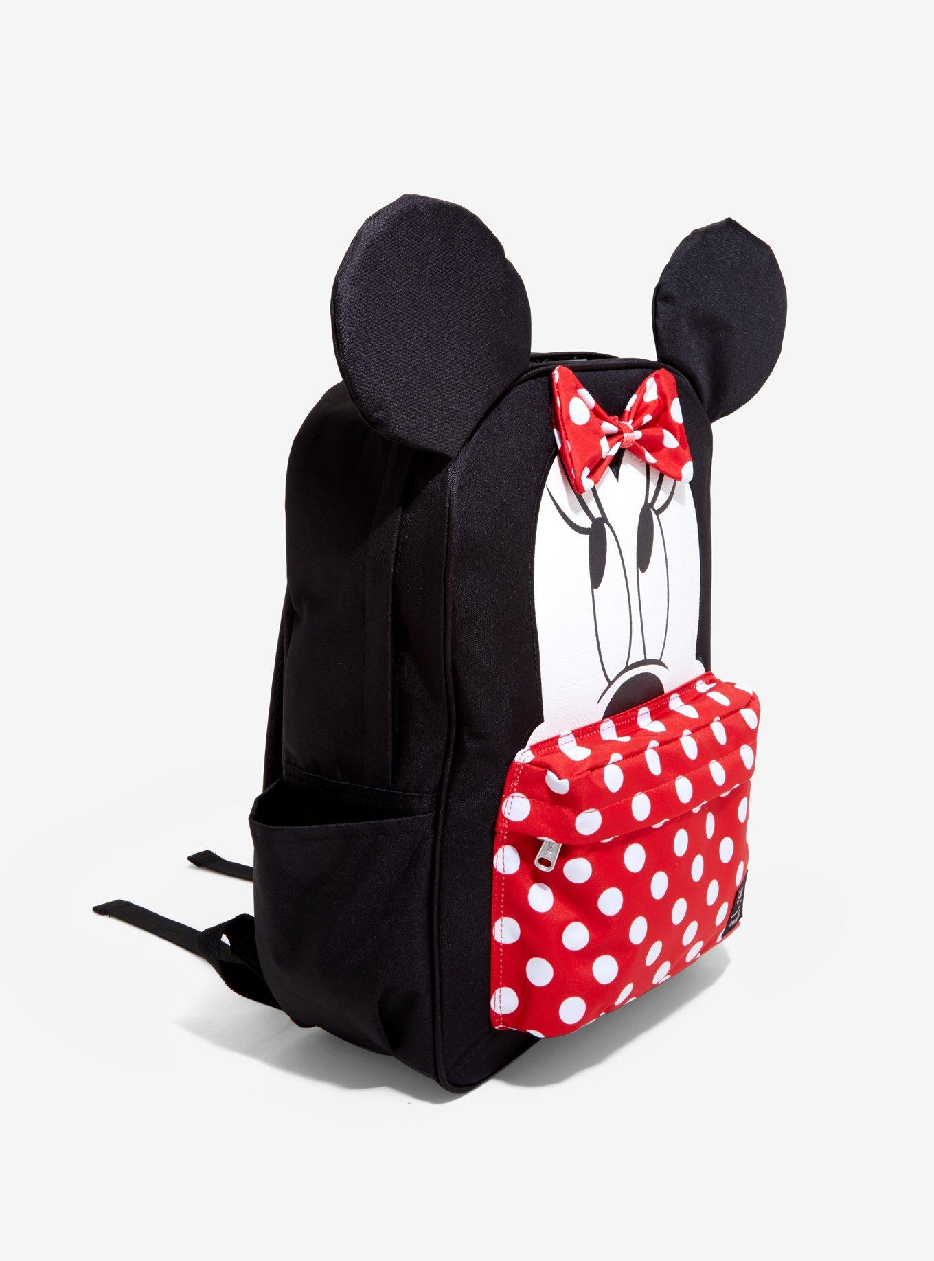 Loungefly Disney Minnie Mouse Face Backpack, , alternate