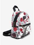 Loungefly Disney Beauty And The Beast Sketched Roses Mini Backpack, , alternate