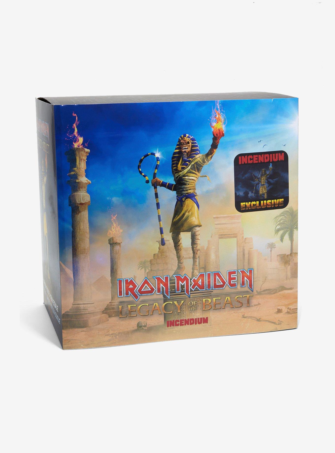 Iron Maiden Legacy Of The Beast Pharaoh Eddie Idol Statue Indencium Exclusive, , alternate