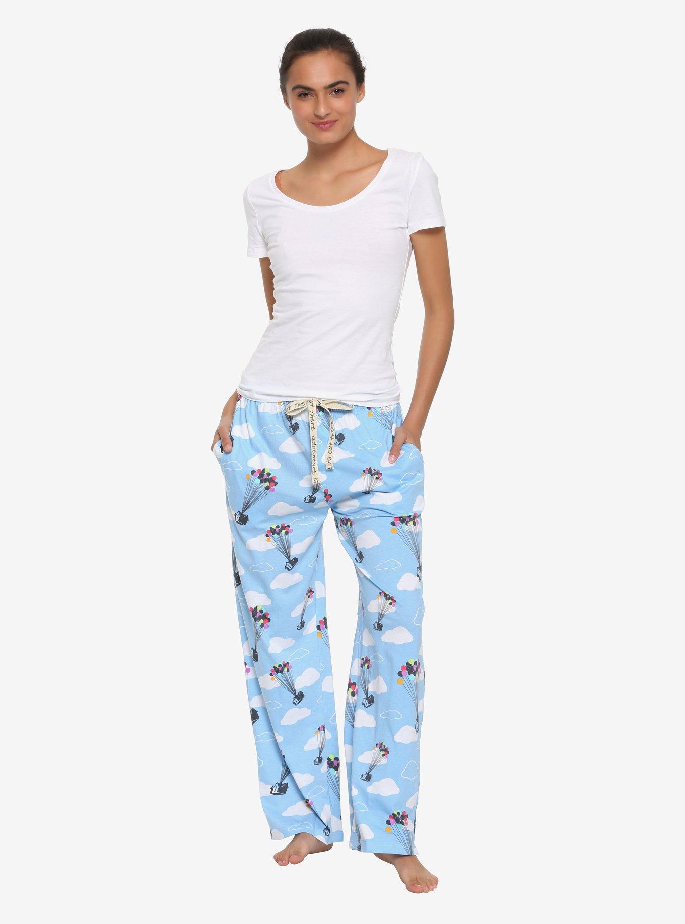 Disney Pixar Up! Balloon & Clouds Allover Print Sleep Pants - BoxLunch Exclusive, , alternate