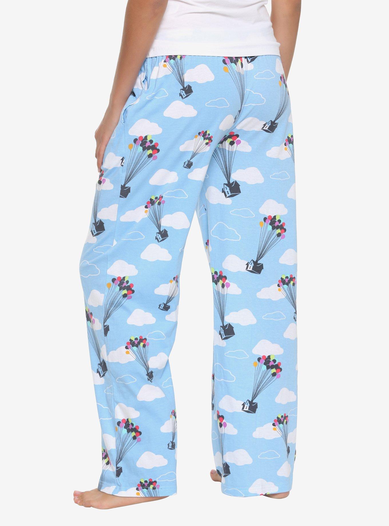 Disney Pixar Up! Balloon & Clouds Allover Print Sleep Pants - BoxLunch Exclusive, , alternate