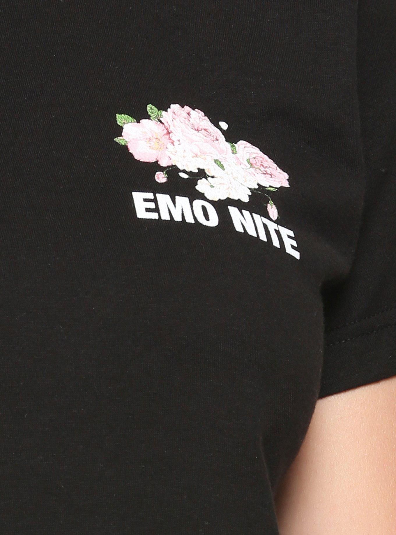 Emo Nite Roses Girls T-Shirt, , alternate