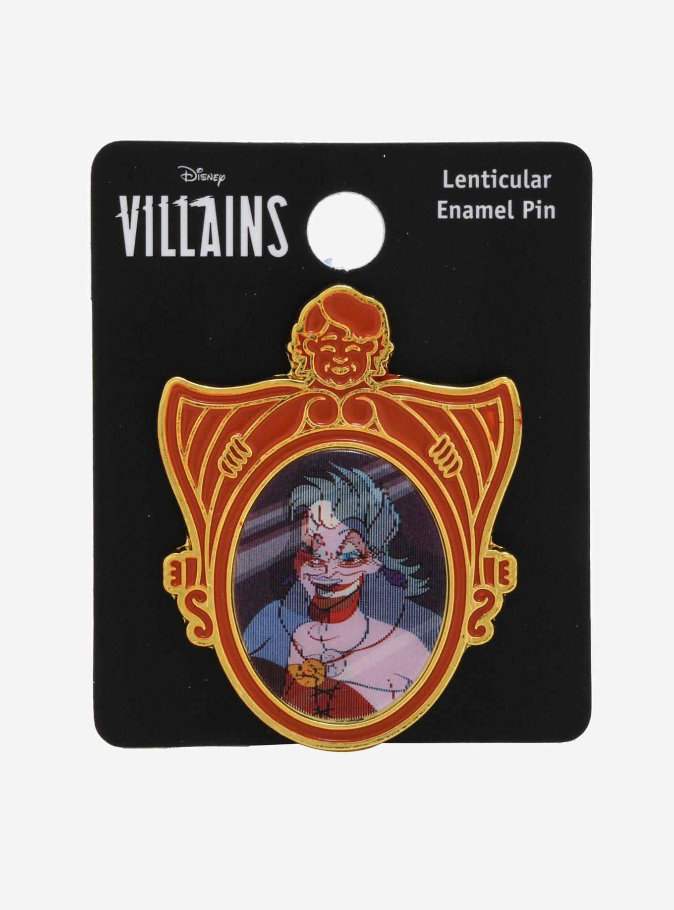 Loungefly Disney The Little Mermaid Ursula & Vanessa Lenticular Enamel Pin - BoxLunch Exclusive, , alternate