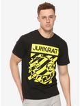 Overwatch Junkrat Hazard Stripes T-Shirt, BLACK, alternate