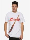 The Walking Dead Lucille Bat T-Shirt, WHITE, alternate