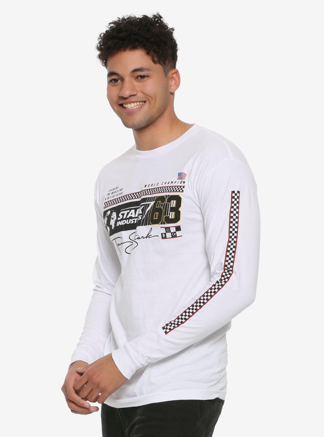 Marvel Iron Man Stark Industries Racing Long Sleeve T-Shirt, , alternate