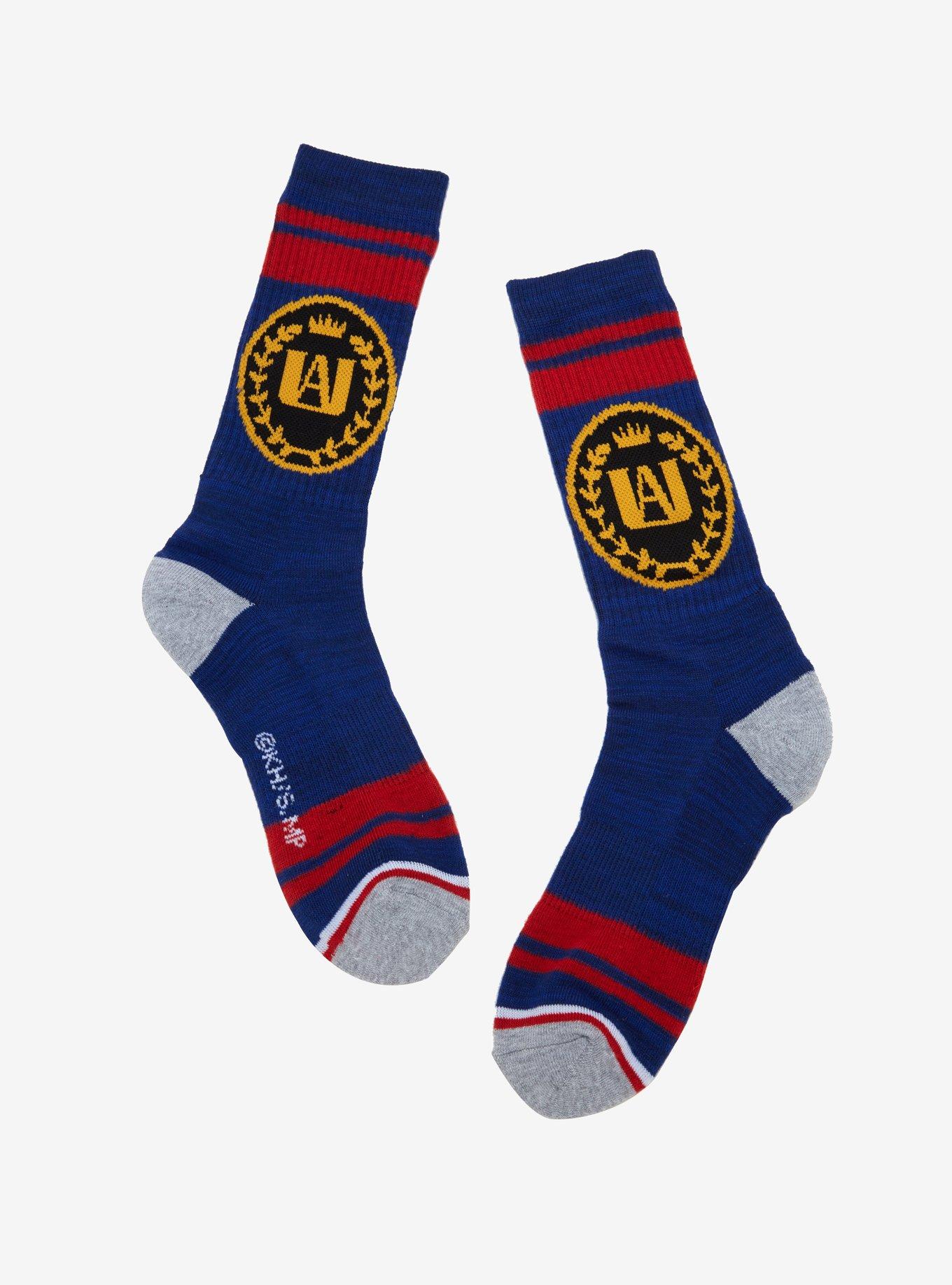 My Hero Academia U.A. Logo Crew Socks, , alternate