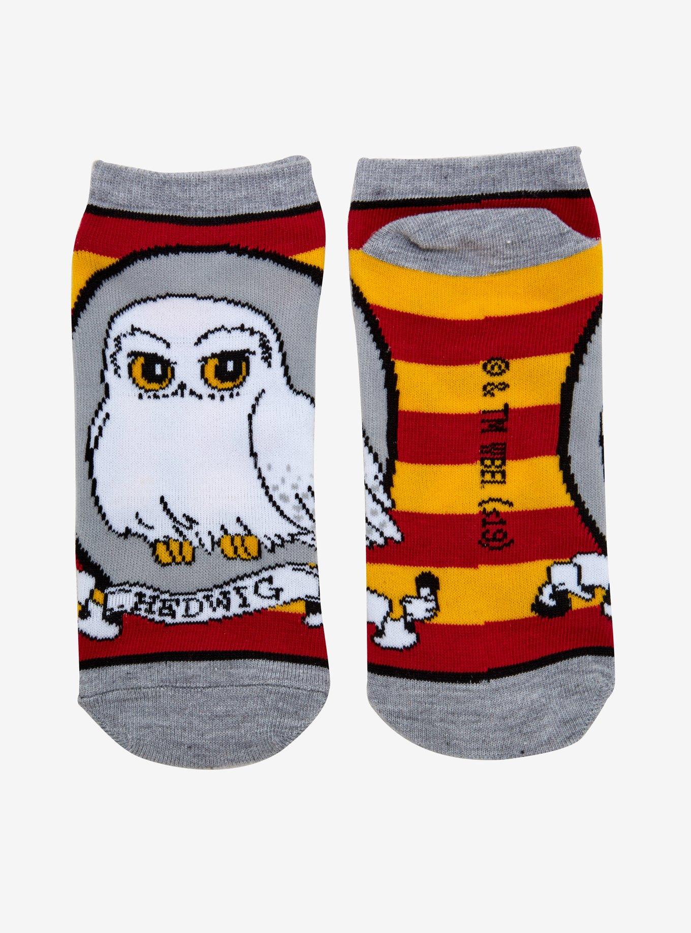 Harry Potter Hedwig No-Show Socks, , alternate