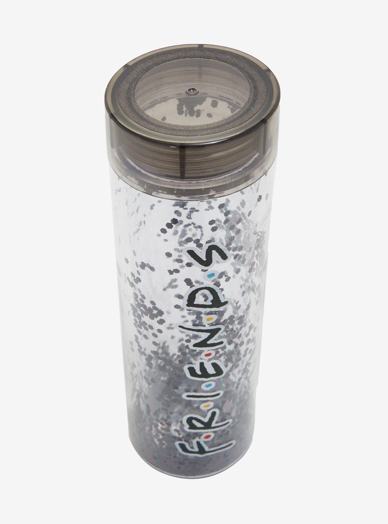 Friends Logo Glitter Water Bottle - BoxLunch Exclusive, , alternate
