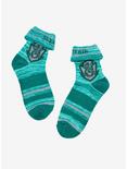 Harry Potter Slytherin Cuffed Socks, , alternate