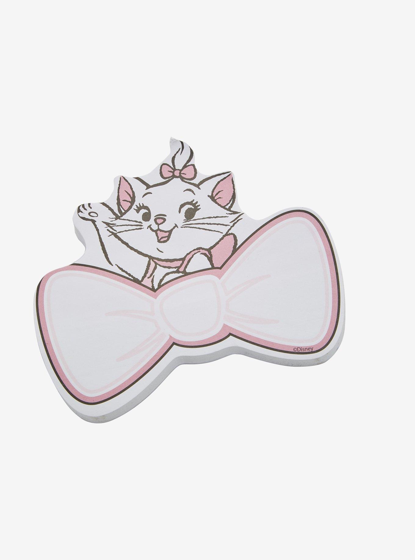 Disney Aristocats Marie Bow Shaped Sticky Notes - BoxLunch Exclusive, , alternate
