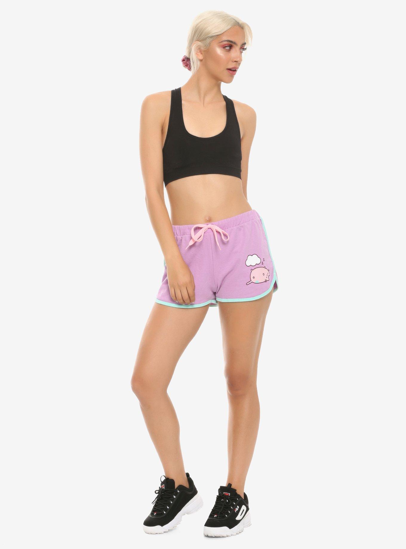 Pusheen Sleepy Girls Soft Shorts, , alternate