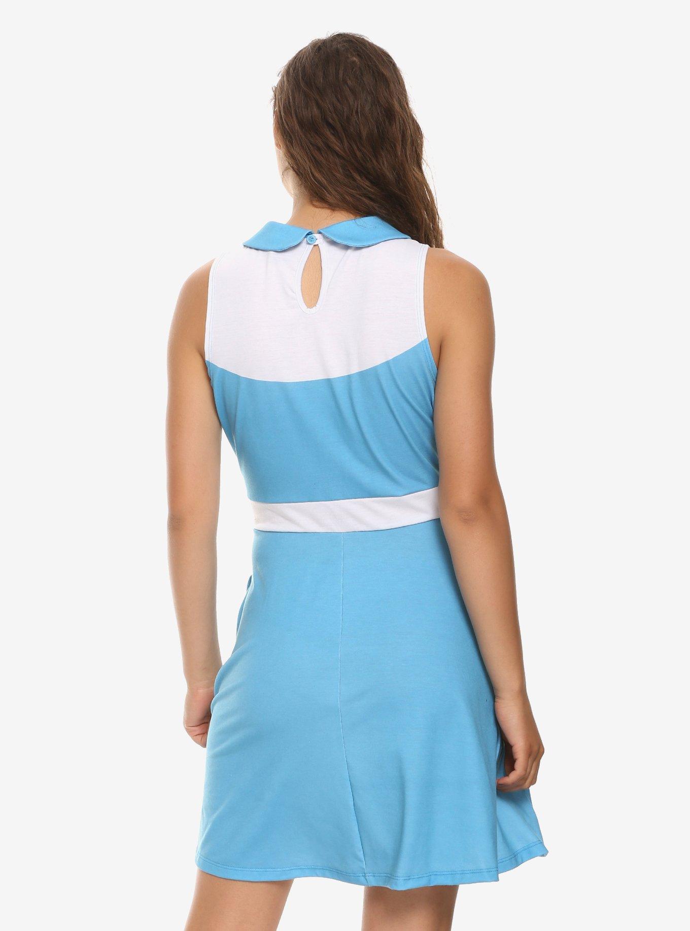 Disney Alice In Wonderland Alice Cosplay Dress, MULTI, alternate