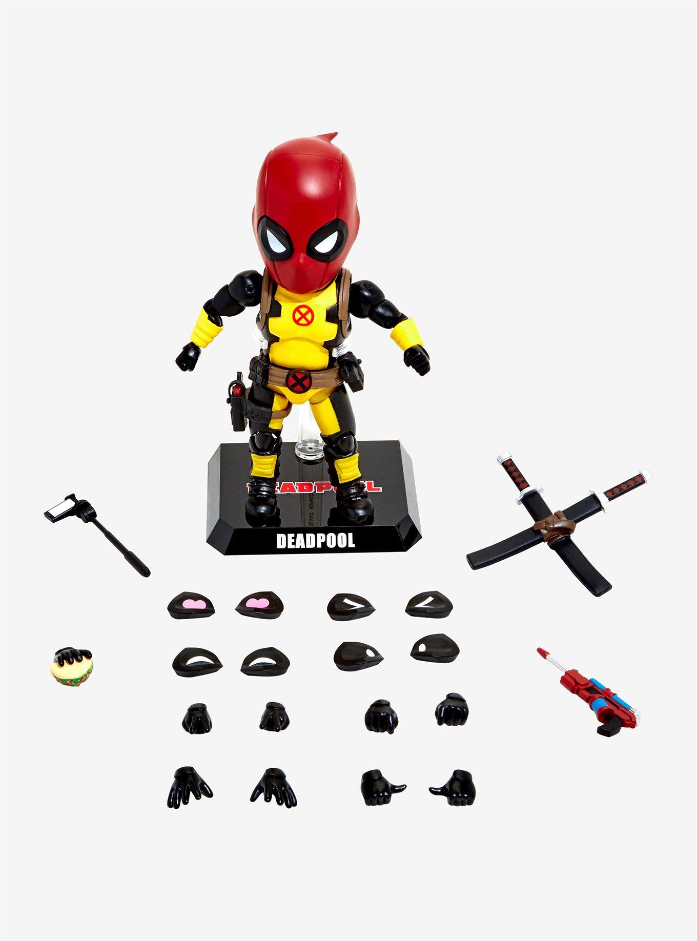 Beast Kingdom Egg Attack Action Marvel Deadpool X-Men Training Suit Figure Hot Topic Exclusive, , alternate