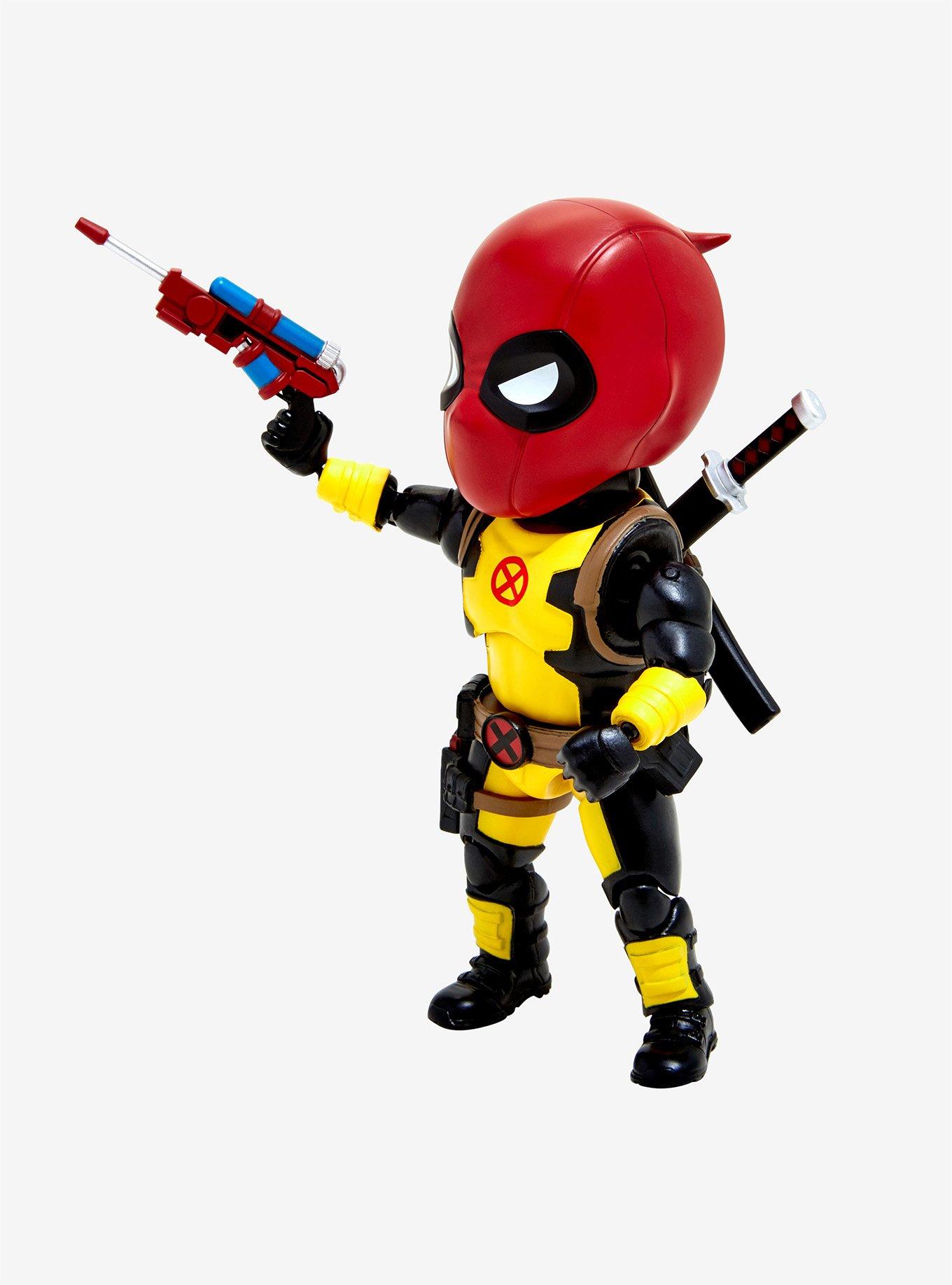 Beast Kingdom Egg Attack Action Marvel Deadpool X-Men Training Suit Figure Hot Topic Exclusive, , alternate