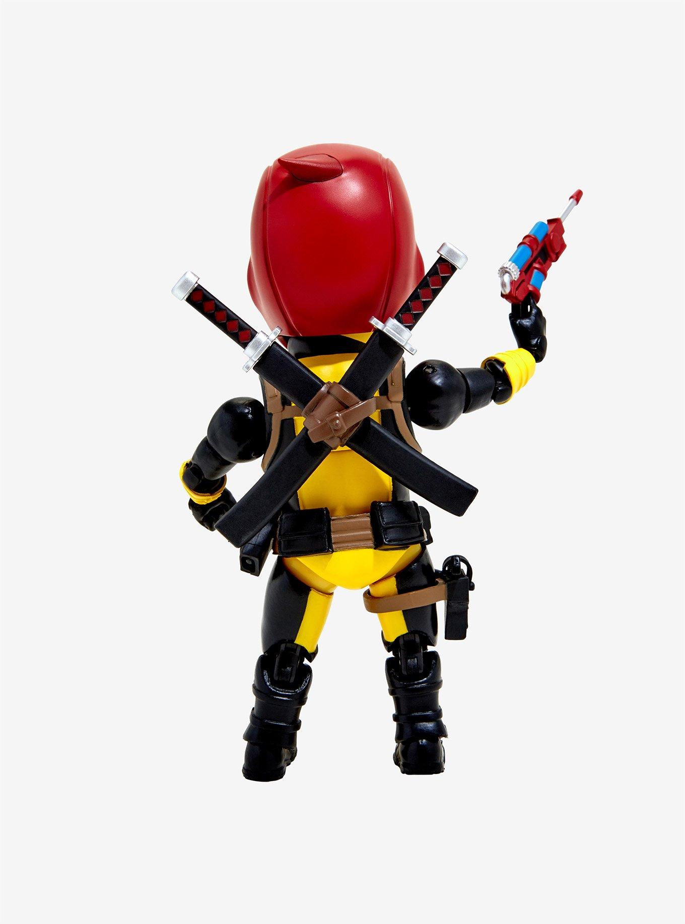 Beast Kingdom Egg Attack Action Marvel Deadpool X-Men Training Suit Figure Hot Topic Exclusive, , alternate