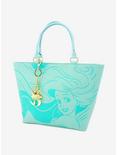 Loungefly Disney The Little Mermaid Ariel Aqua Tote Bag, , alternate