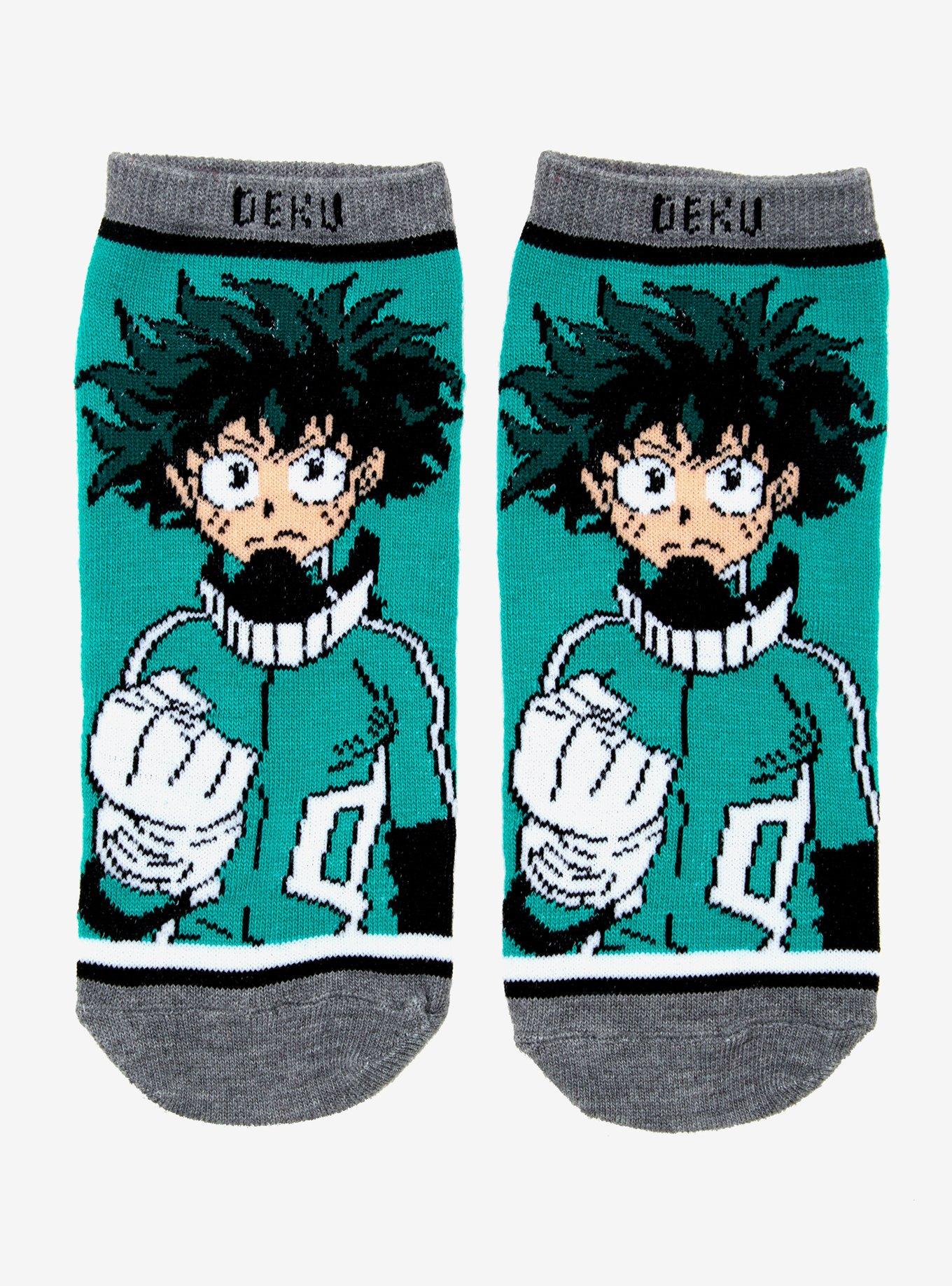 My Hero Academia Deku No-Show Socks, , alternate