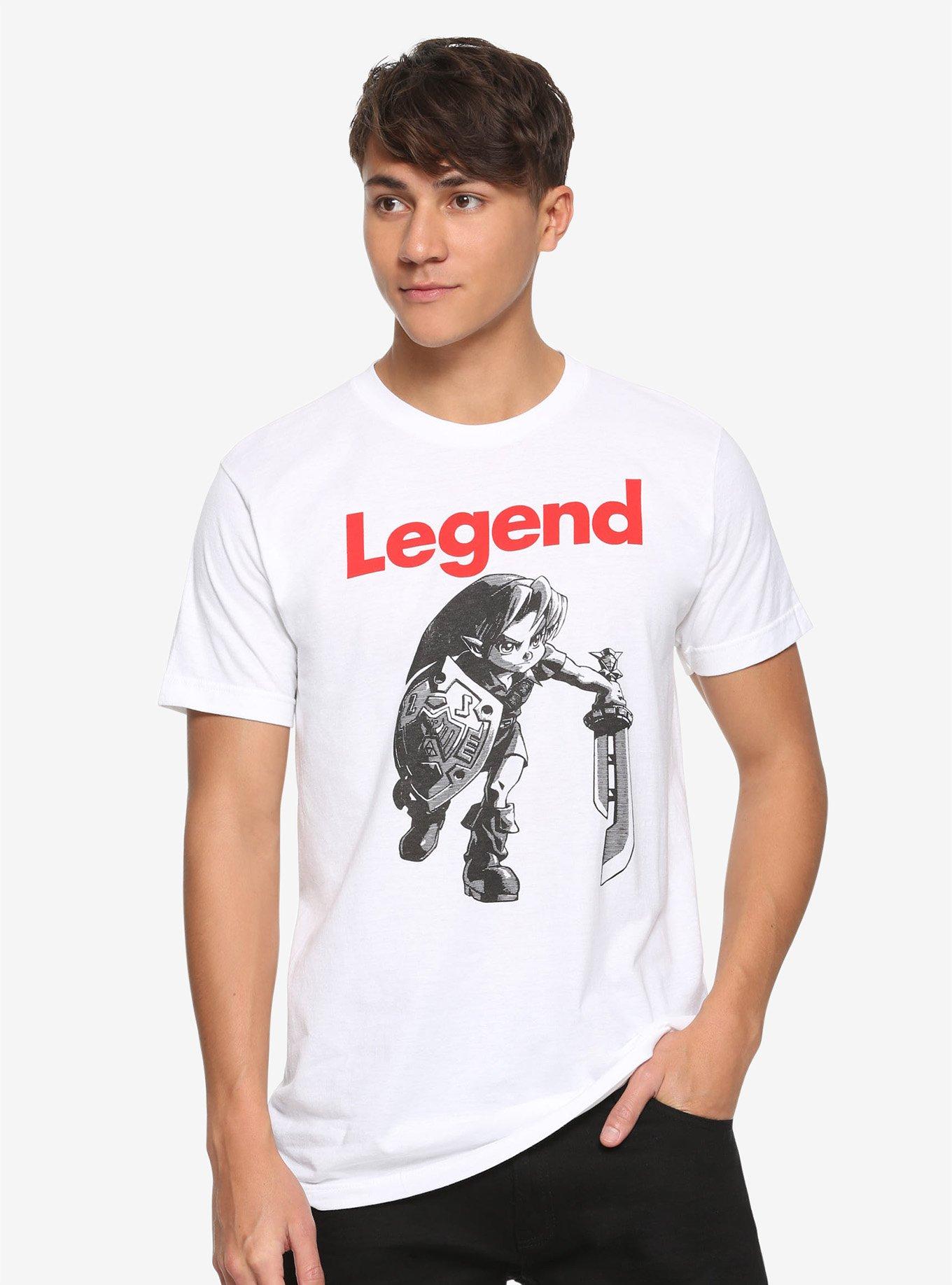 The Legend of Zelda Red Legend T-Shirt, BLACK, alternate