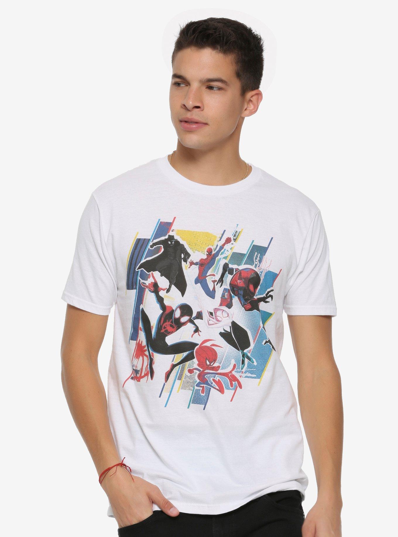 Marvel Spider-Man: Into The Spider-Verse Spider-Heroes T-Shirt, MULTI, alternate