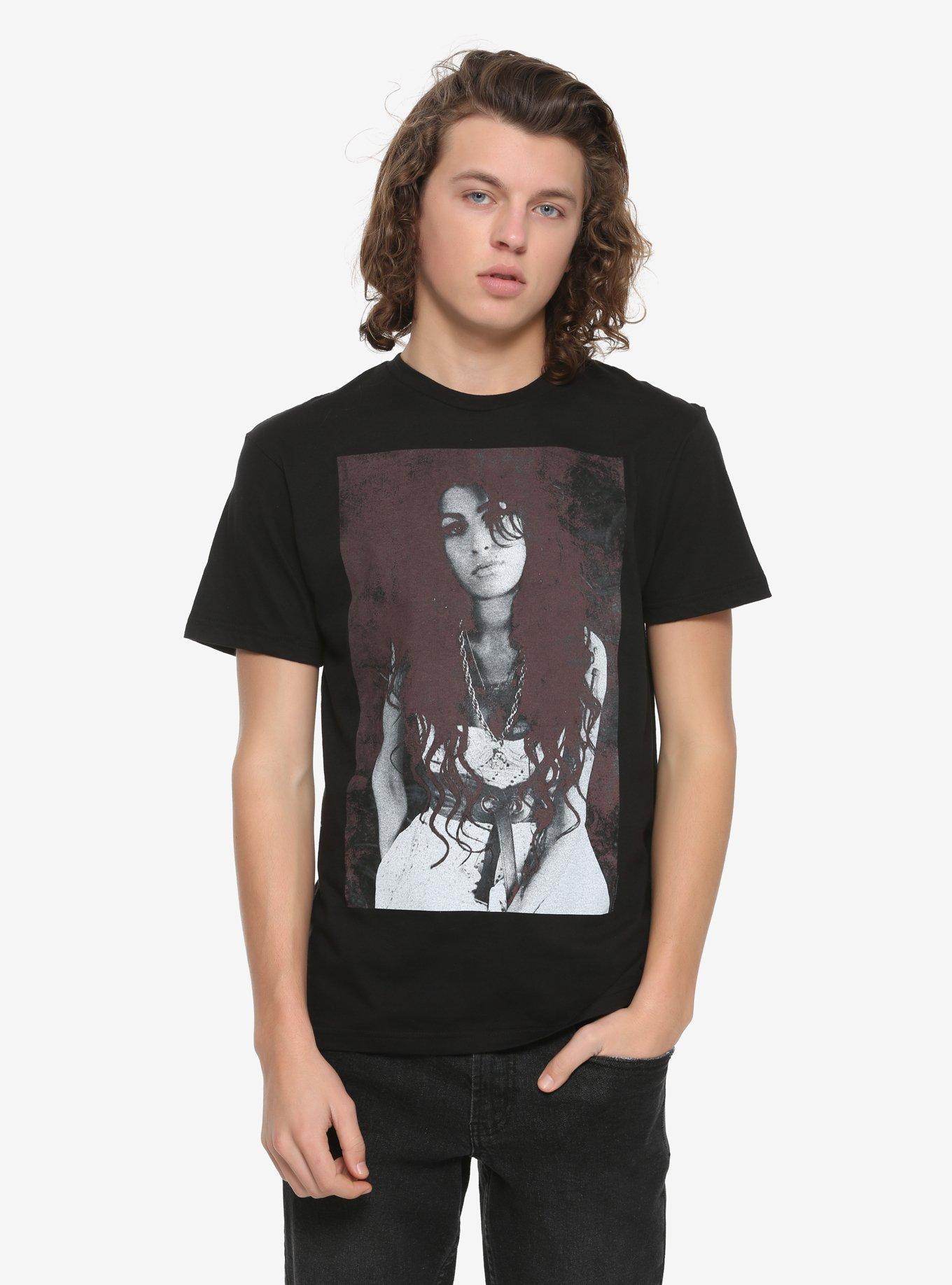 Amy Winehouse Portrait T-Shirt, BLACK, alternate
