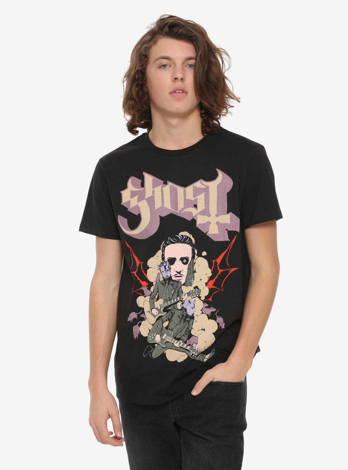 Ghost Guitar Ghouls Rats T-Shirt, , alternate