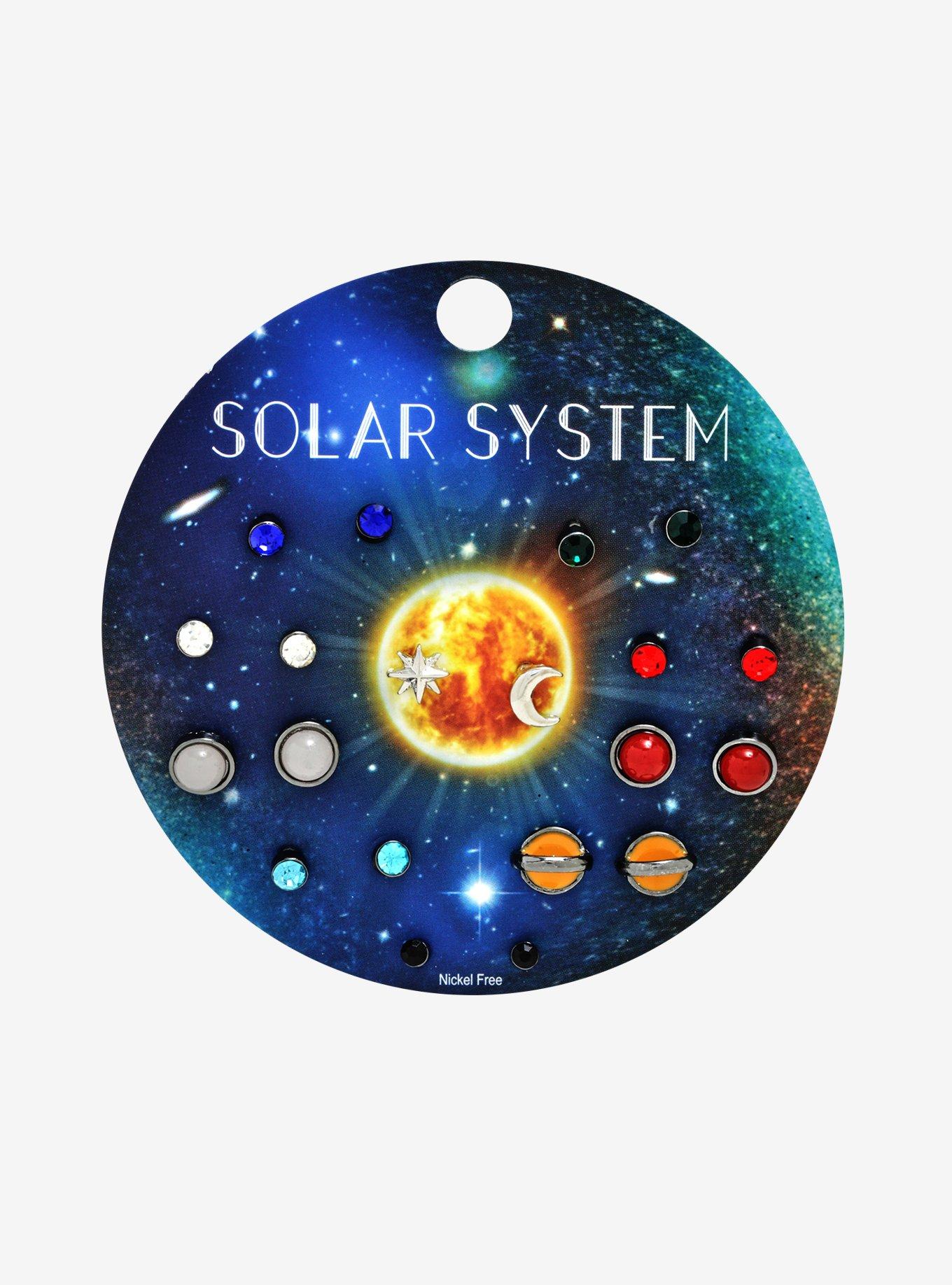 Planet Gem Earring Set, , alternate