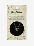 Gold Bee Dainty Necklace, , alternate