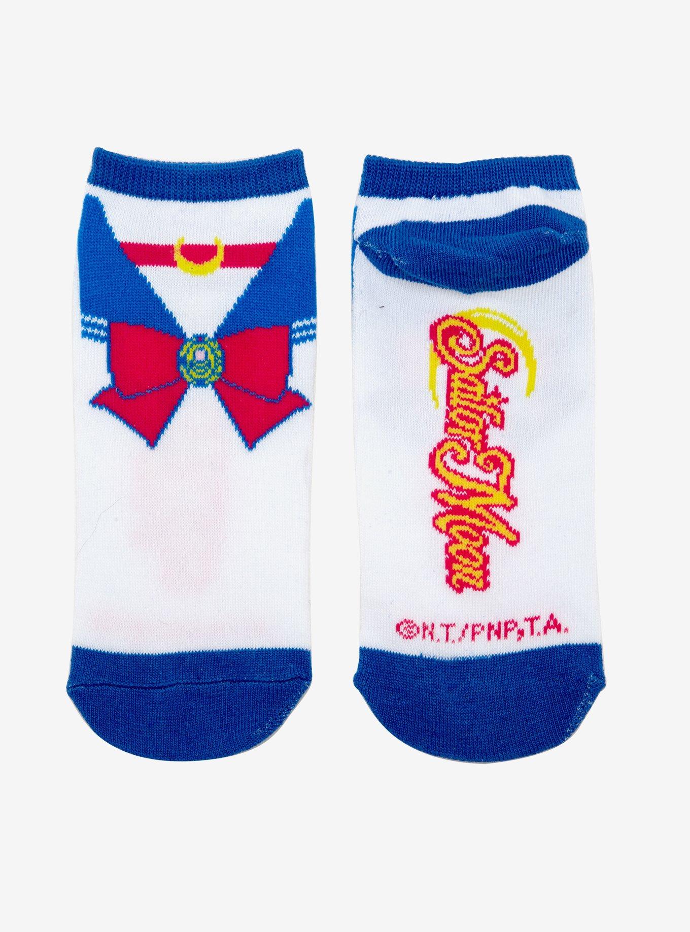 Sailor Moon Uniform No-Show Socks, , alternate