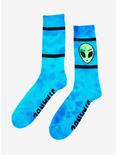 Alien Tie-Dye Crew Socks, , alternate