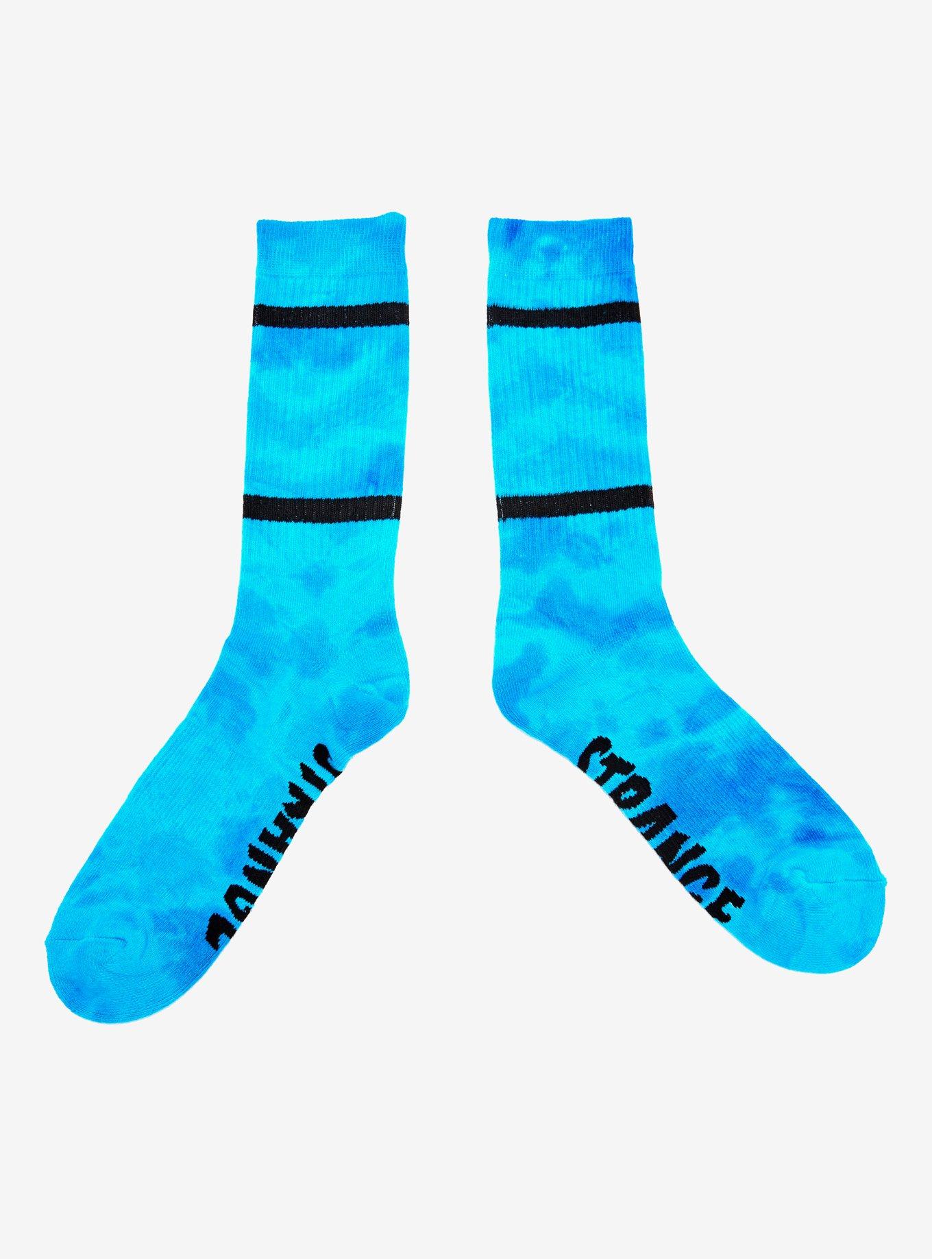 Alien Tie-Dye Crew Socks, , alternate
