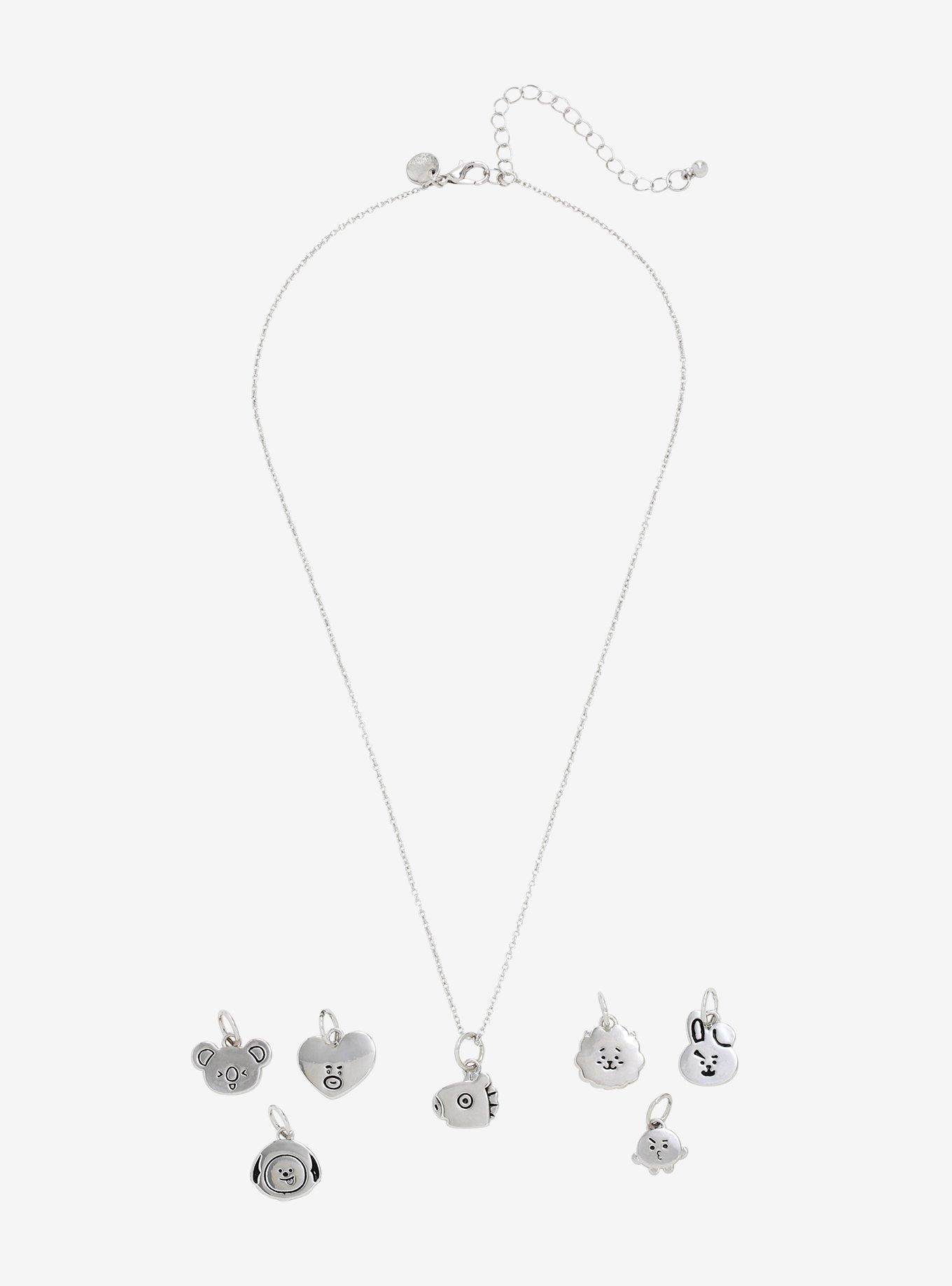 BT21 Interchangeable Charm Necklace, , alternate