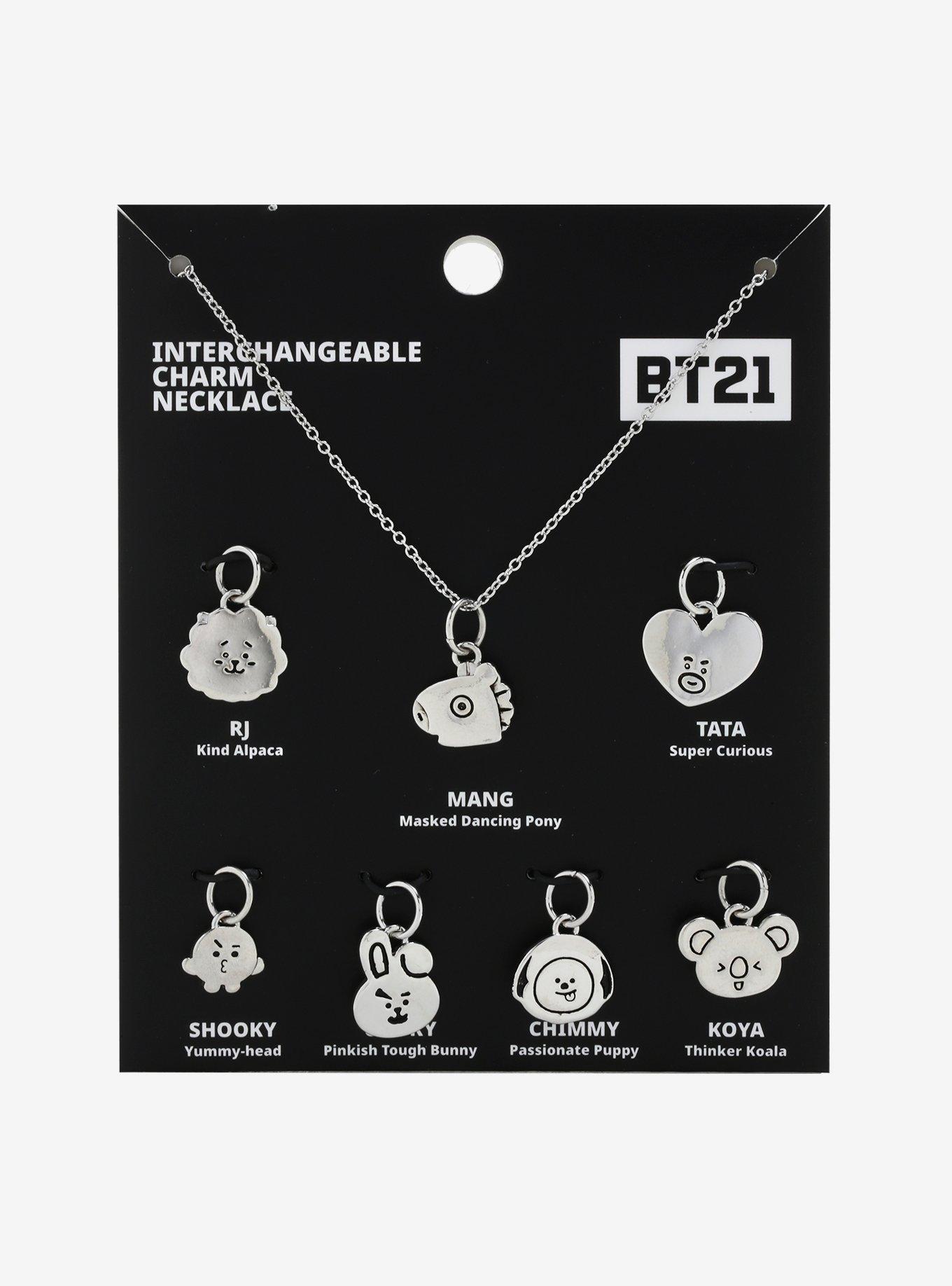 BT21 Interchangeable Charm Necklace, , alternate