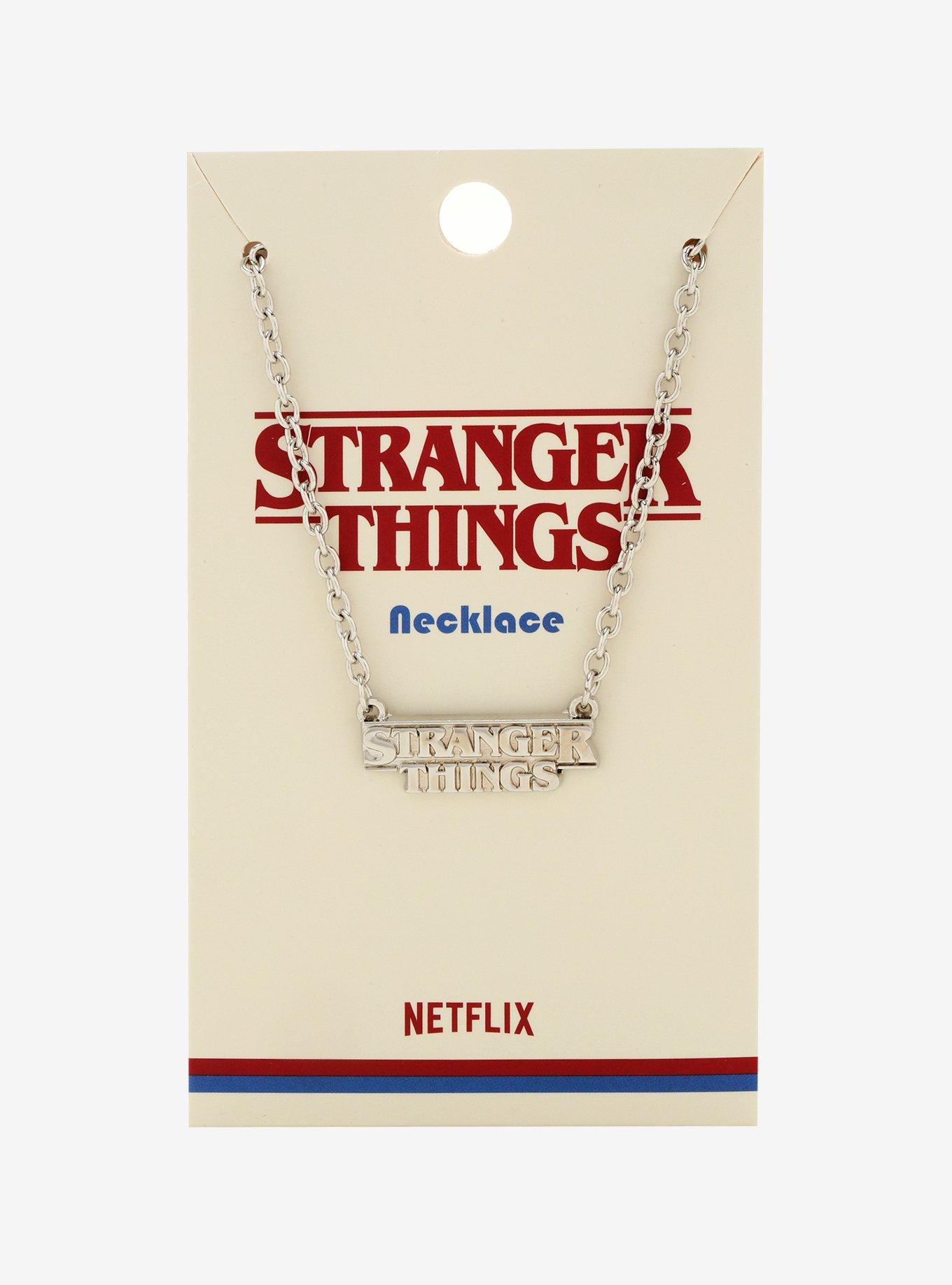 Loungefly Stranger Things Logo Necklace, , alternate