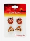 Disney The Lion King Timon & Pumbaa Stud Earring Set, , alternate