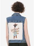 Her Universe Disney Pixar Toy Story Woody Denim Girls Vest, DENIM, alternate