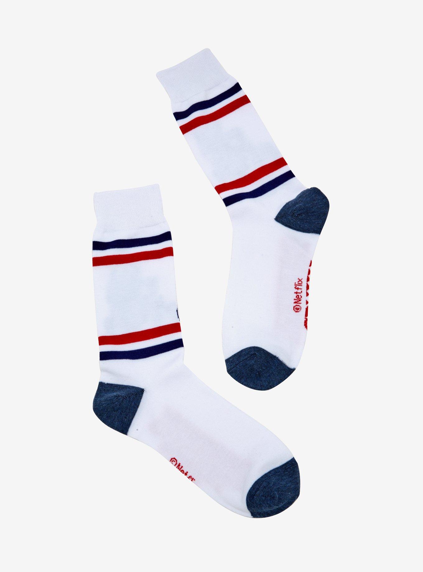 Stranger Things Striped Crew Socks, , alternate