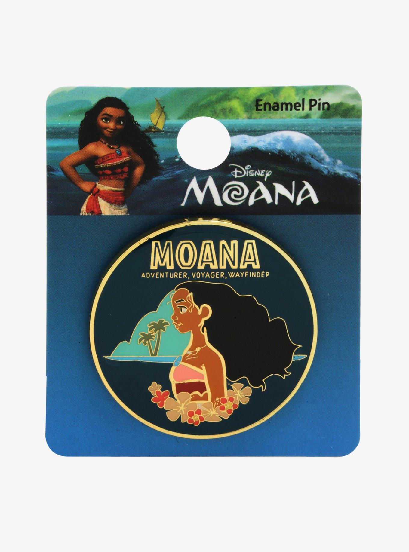 Disney Moana Characteristics Enamel Pin - BoxLunch Exclusive, , alternate