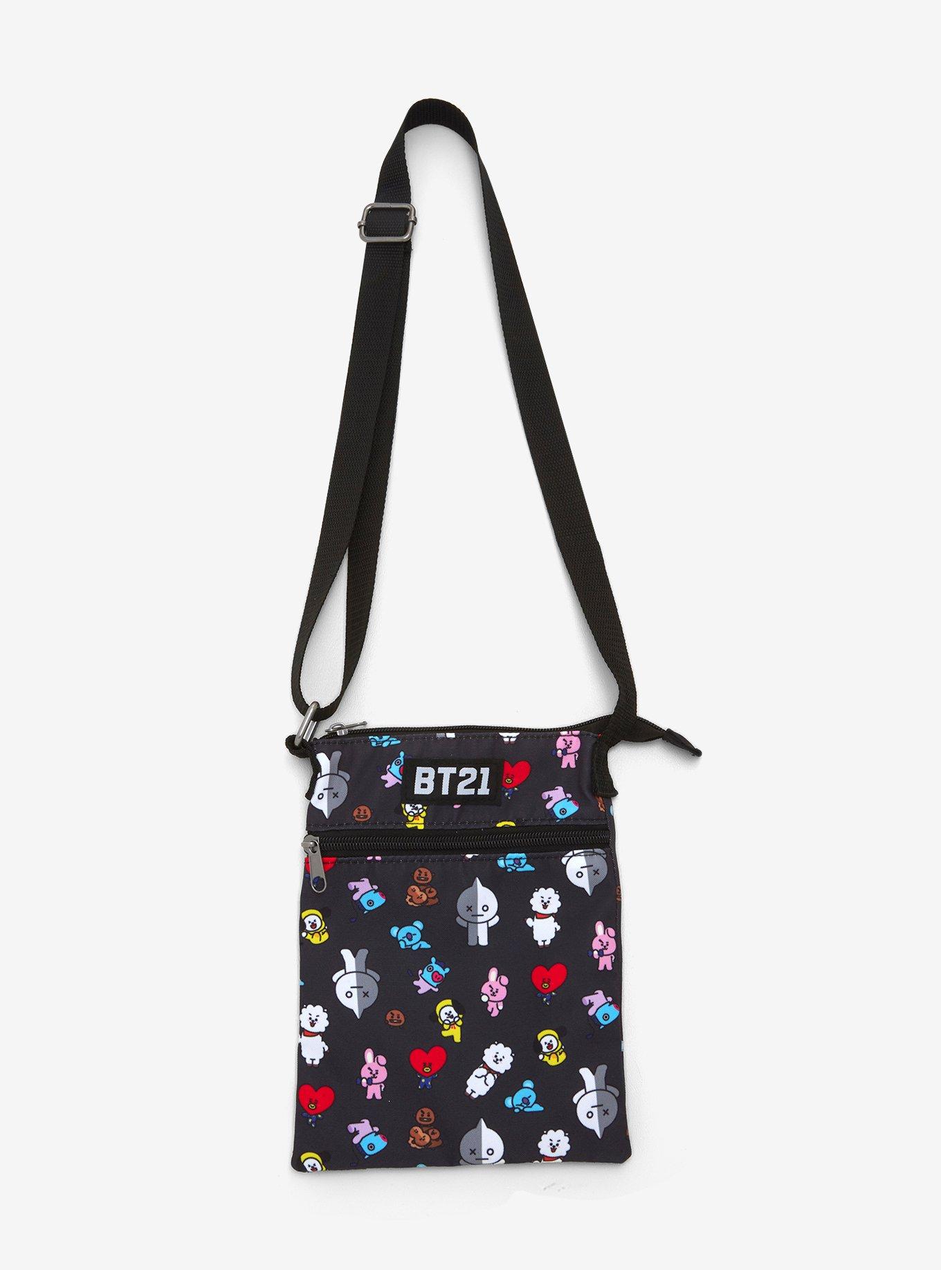 BT21 Characters Passport Crossbody Bag, , alternate