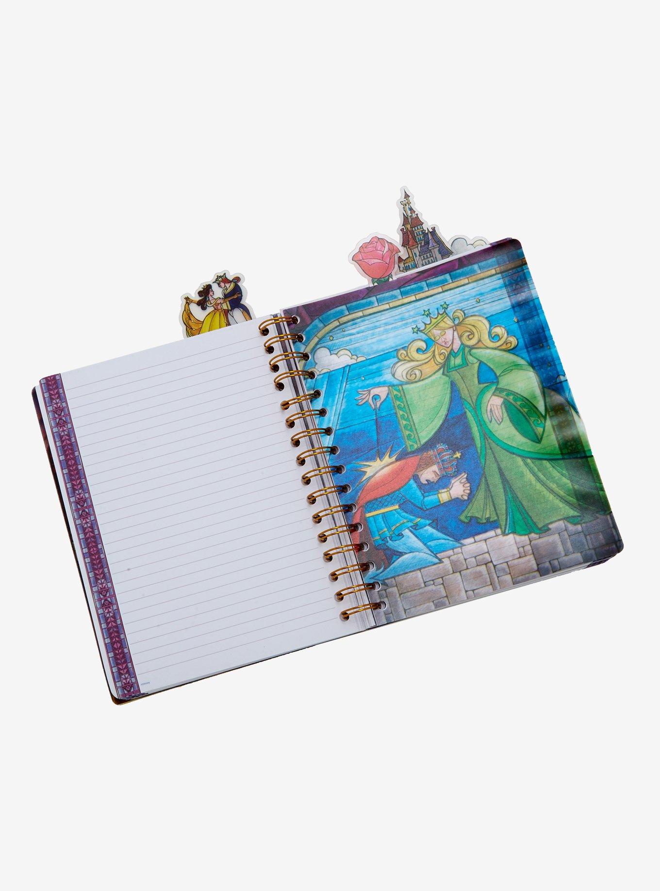 Disney Beauty and the Beast Stained Glass Tab Journal, , alternate