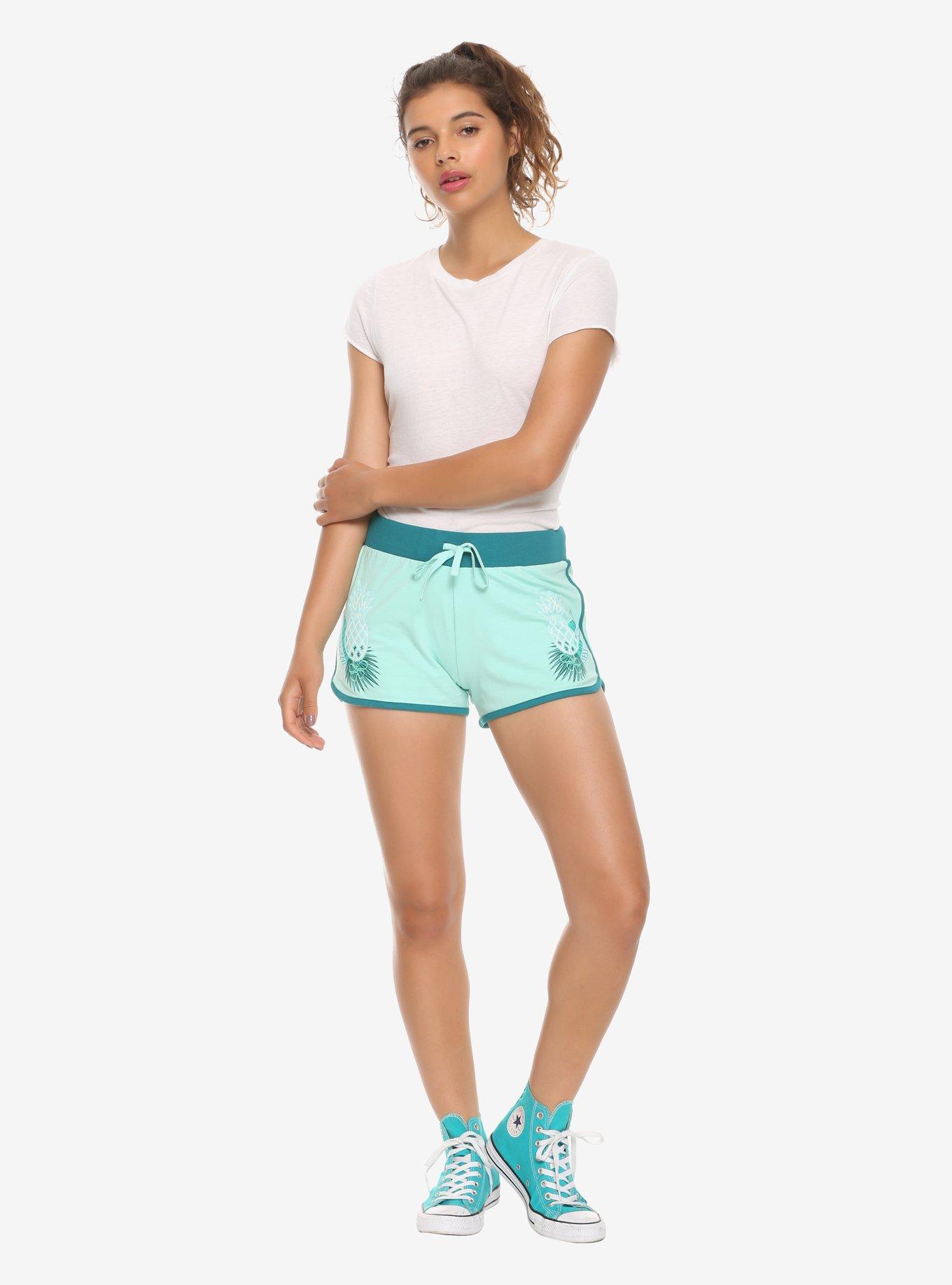 SpongeBob SquarePants Bikini Bottom Girls Soft Shorts, MINT, alternate