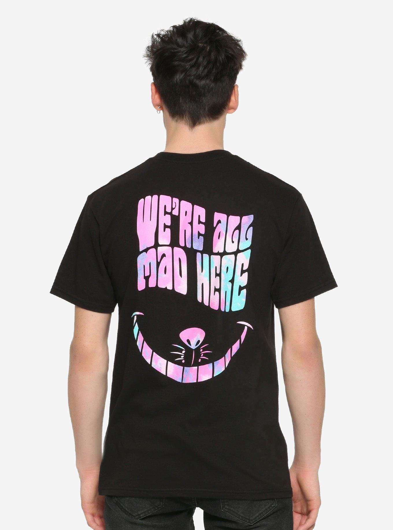 Disney Alice In Wonderland Cheshire Cat Smile T-Shirt, MULTI, alternate