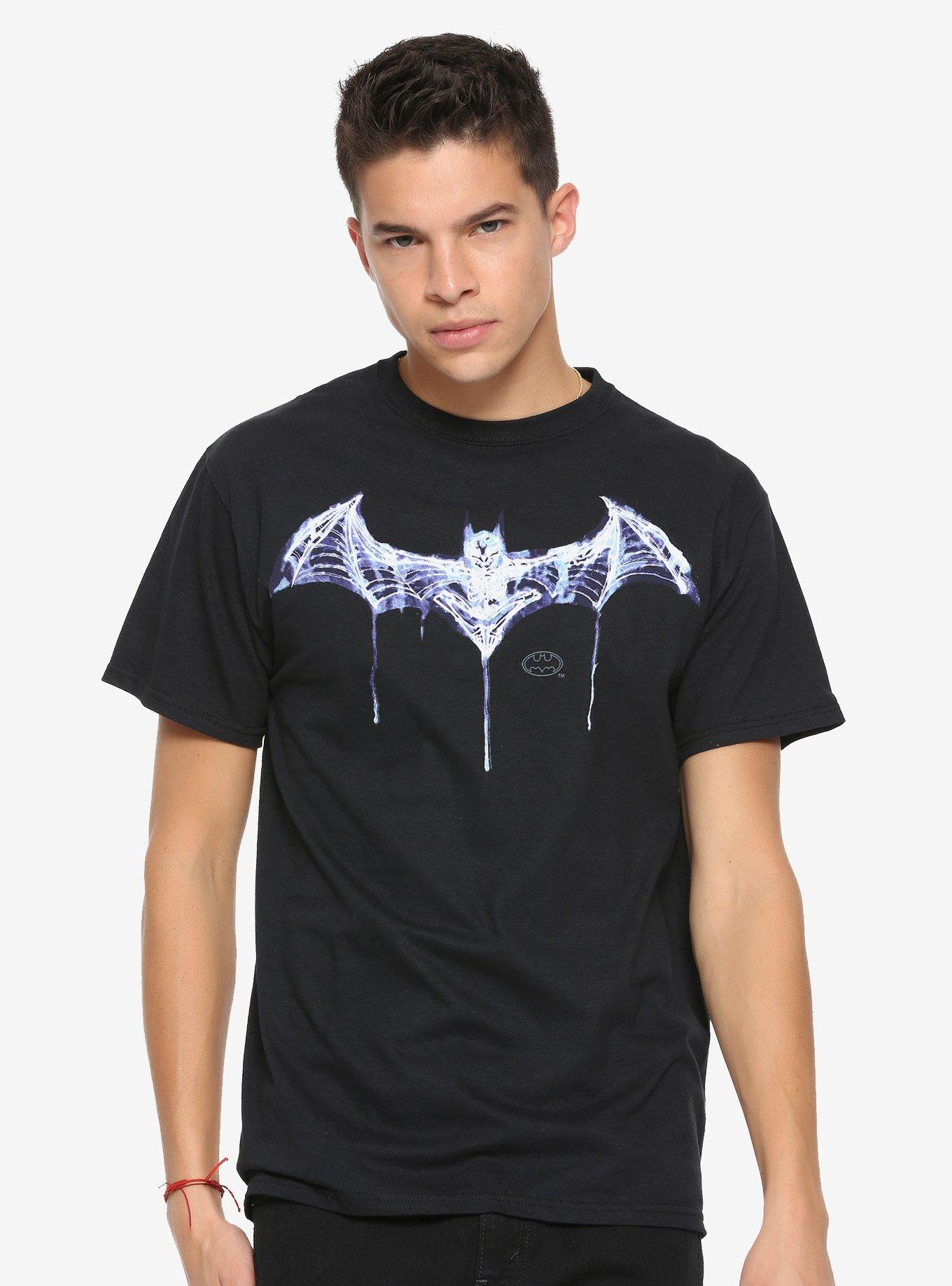 DC Comics Batman Skeleton Logo T-Shirt, , alternate