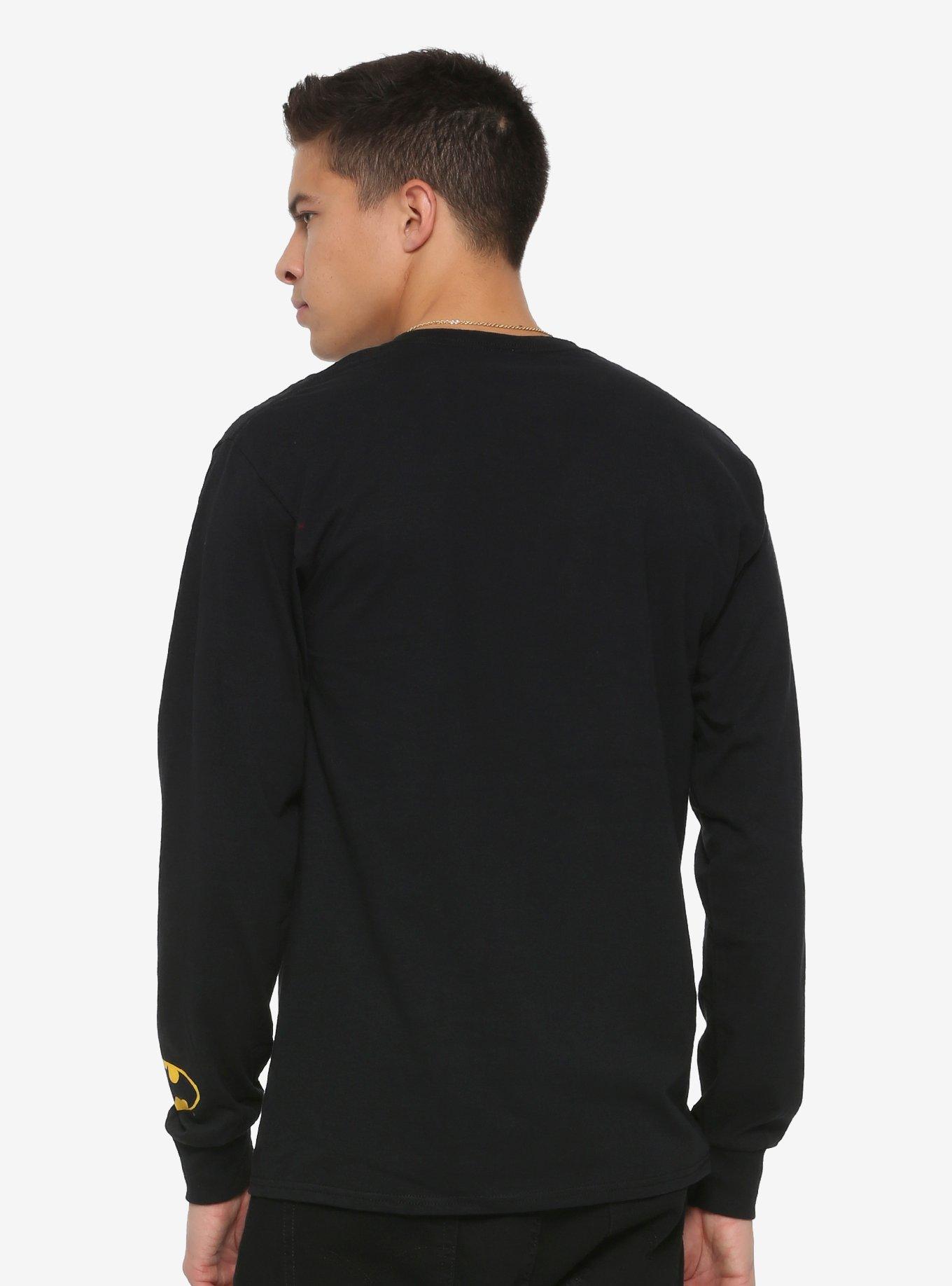 DC Comics Batman Vintage Logo Long-Sleeve T-Shirt, , alternate